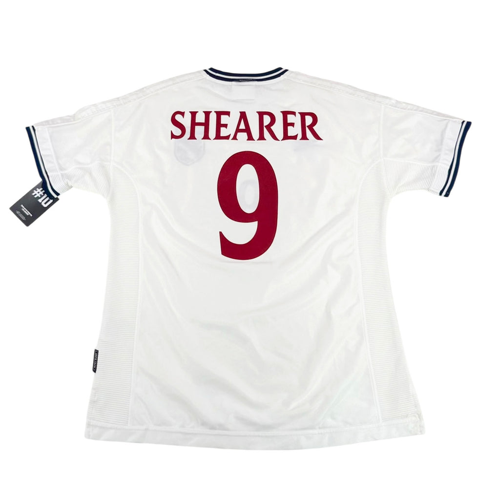 ENGLAND 2000/01 HOME SHIRT - #9 SHEARER 