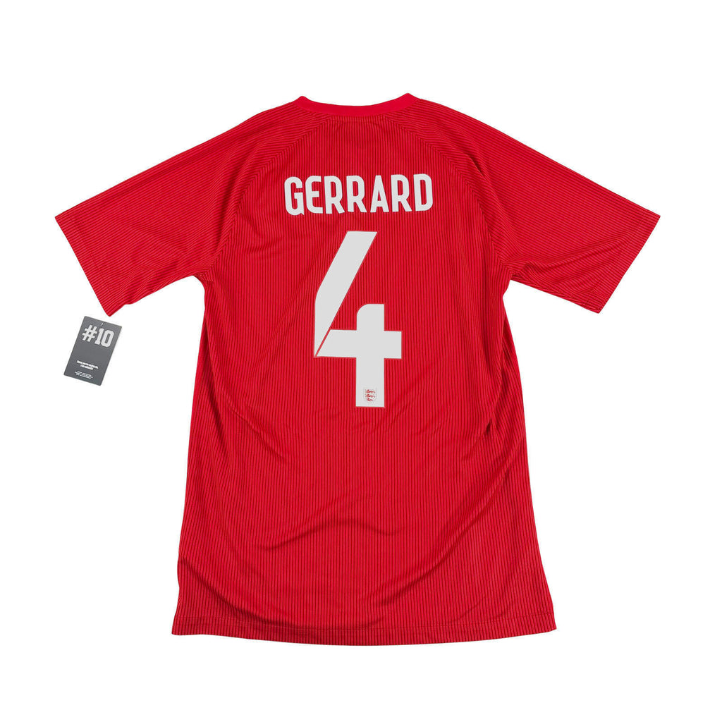 ENGLAND 2014/15 AWAY SHIRT - # 4 GERRARD (