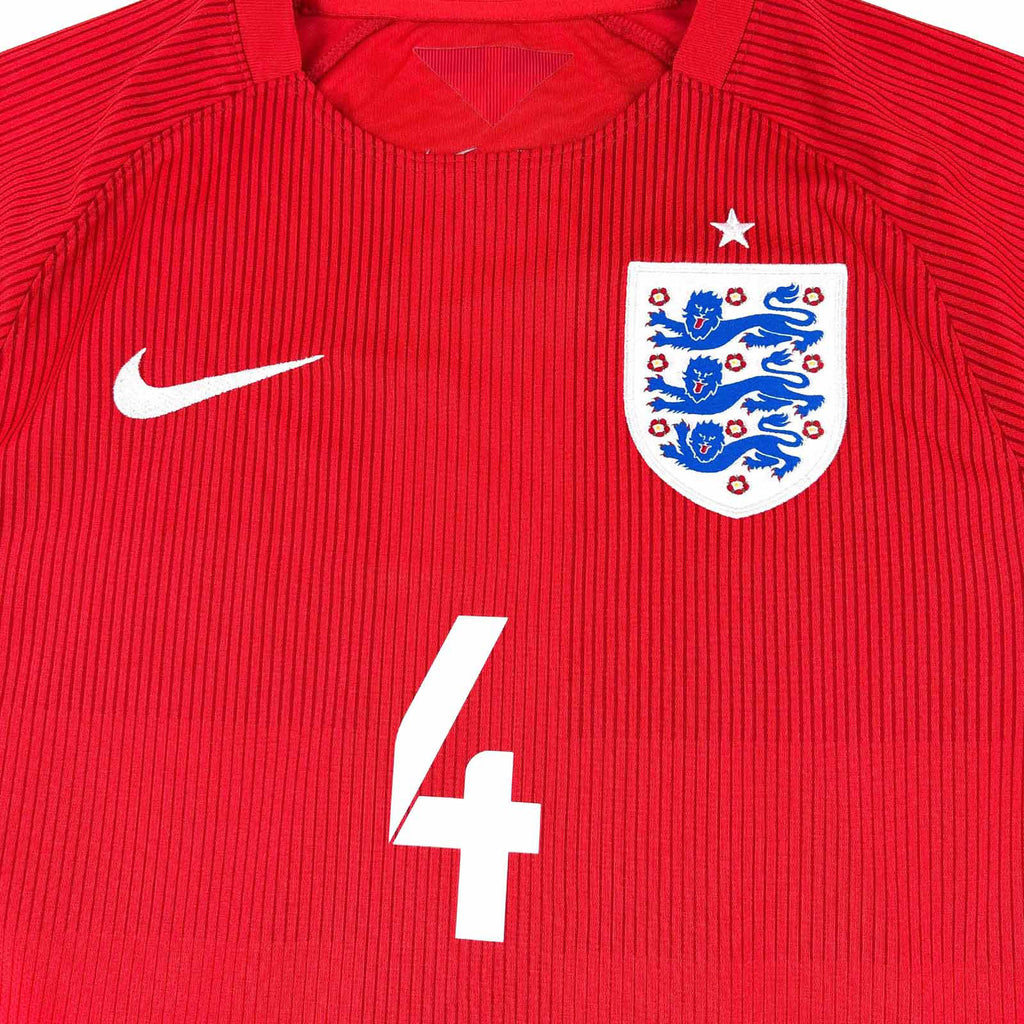 ENGLAND 2014/15 AWAY SHIRT - # 4 GERRARD (SIZE S)