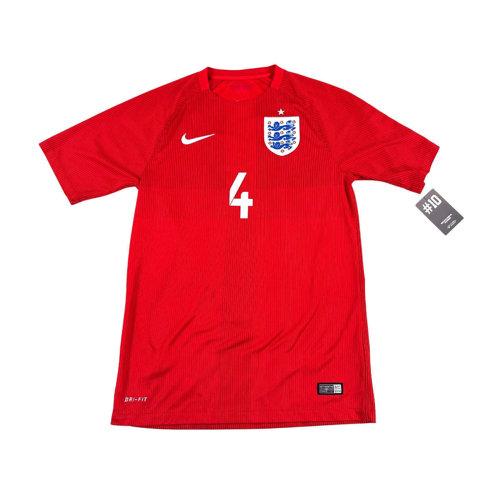 ENGLAND 2014/15 AWAY SHIRT - # 4 GERRARD 