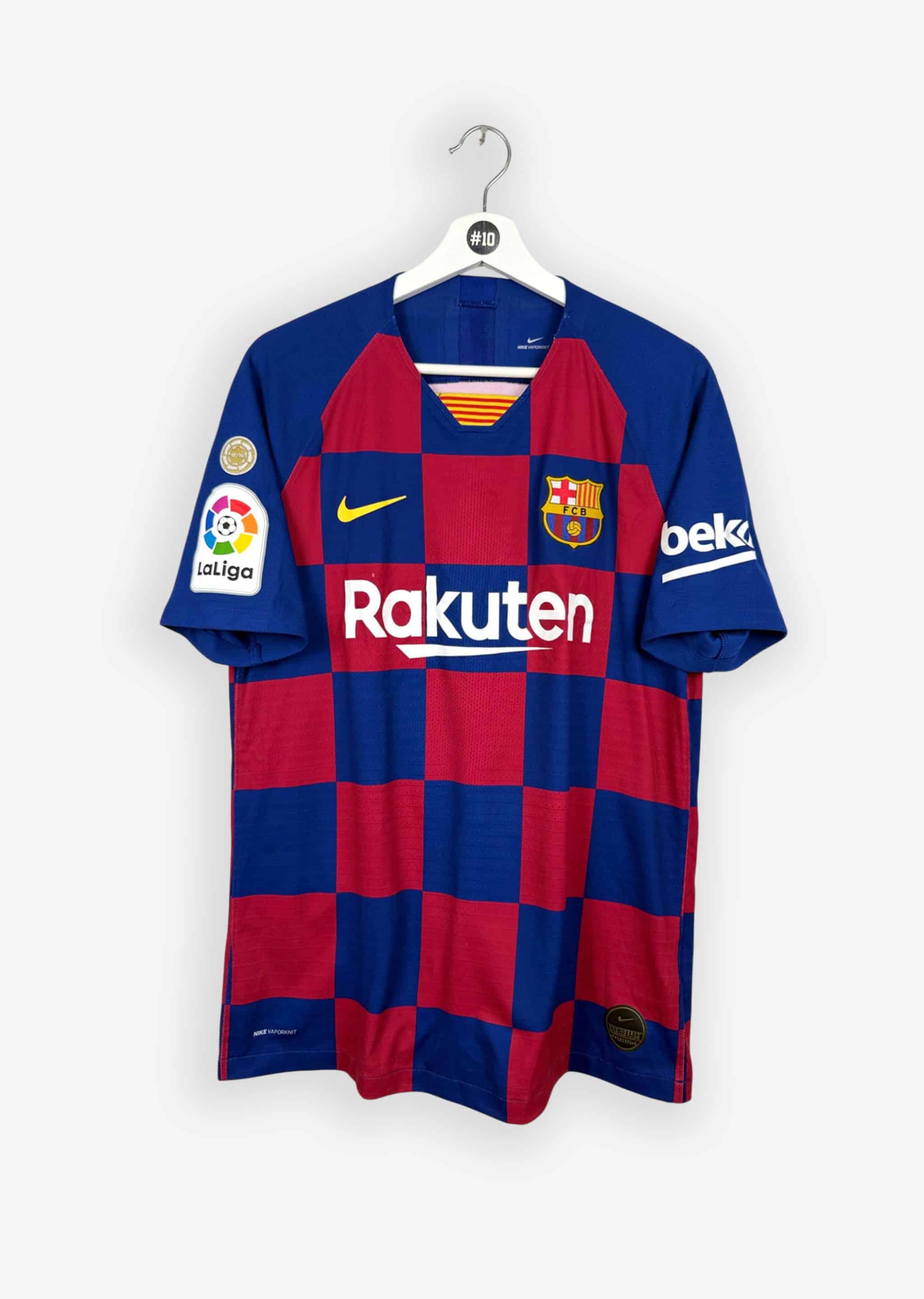 FC BARCELONA 2019/20 HOME SHIRT - PLAYER ISSUE #17 GRIEZMANN (SIZE M)