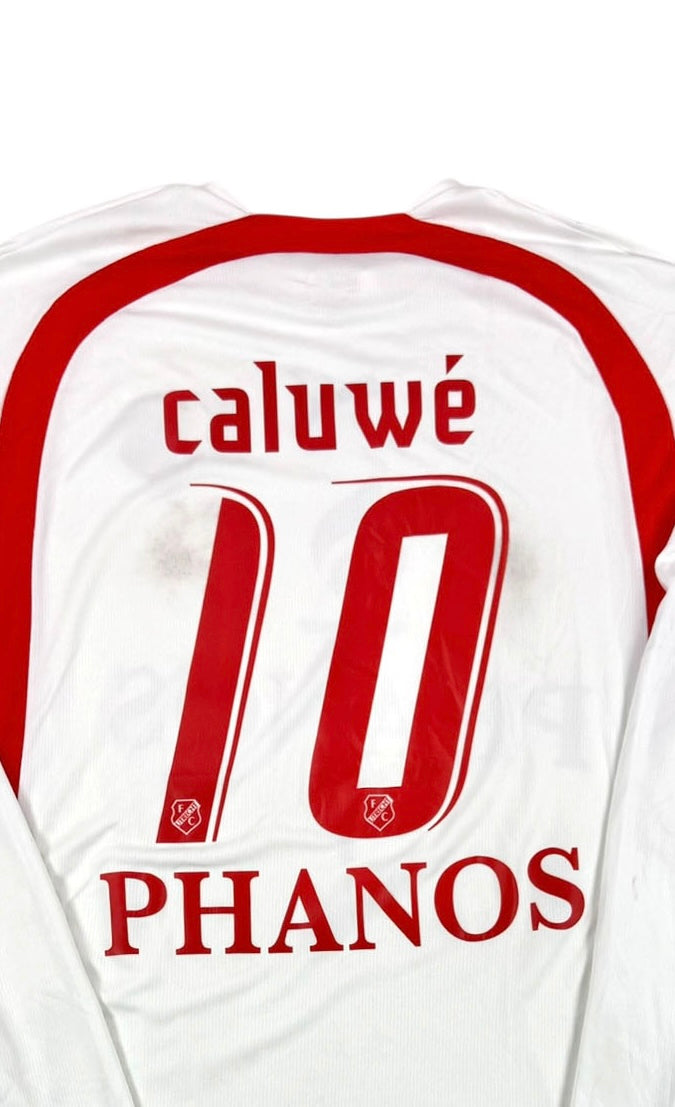 FC UTRECHT 2006 07 AWAY SHIRT Matchworn De Caluwe Backdetail