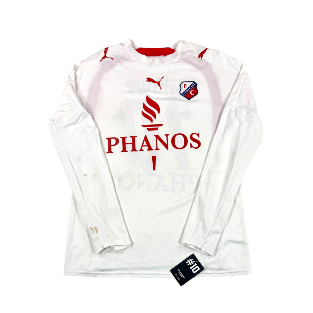 FC UTRECHT 2006/07 AWAY SHIRT – MATCHWORN/ ISSUED #10 CALUWÉ 