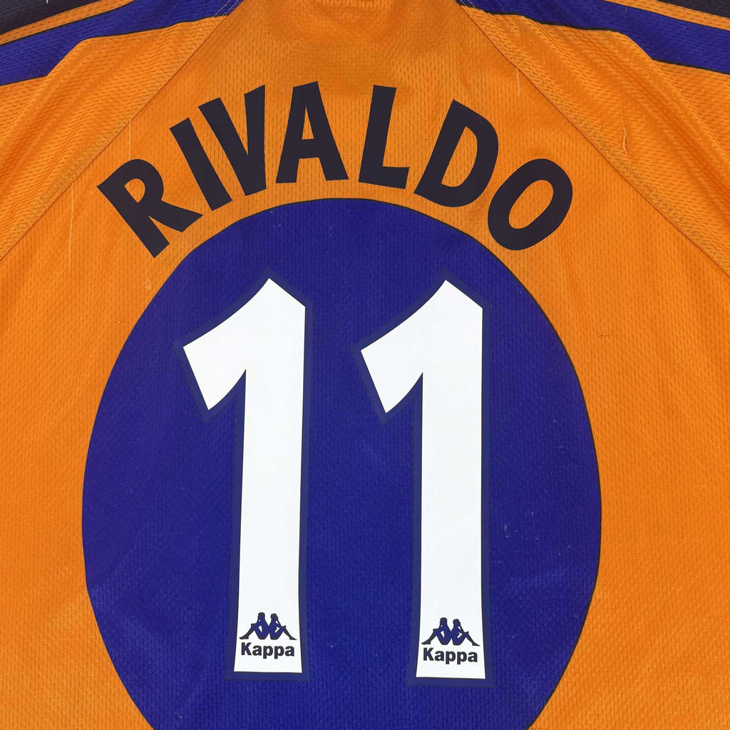FC BARCELONA 1997/98 AWAY SHIRT - #11 RIVALDO