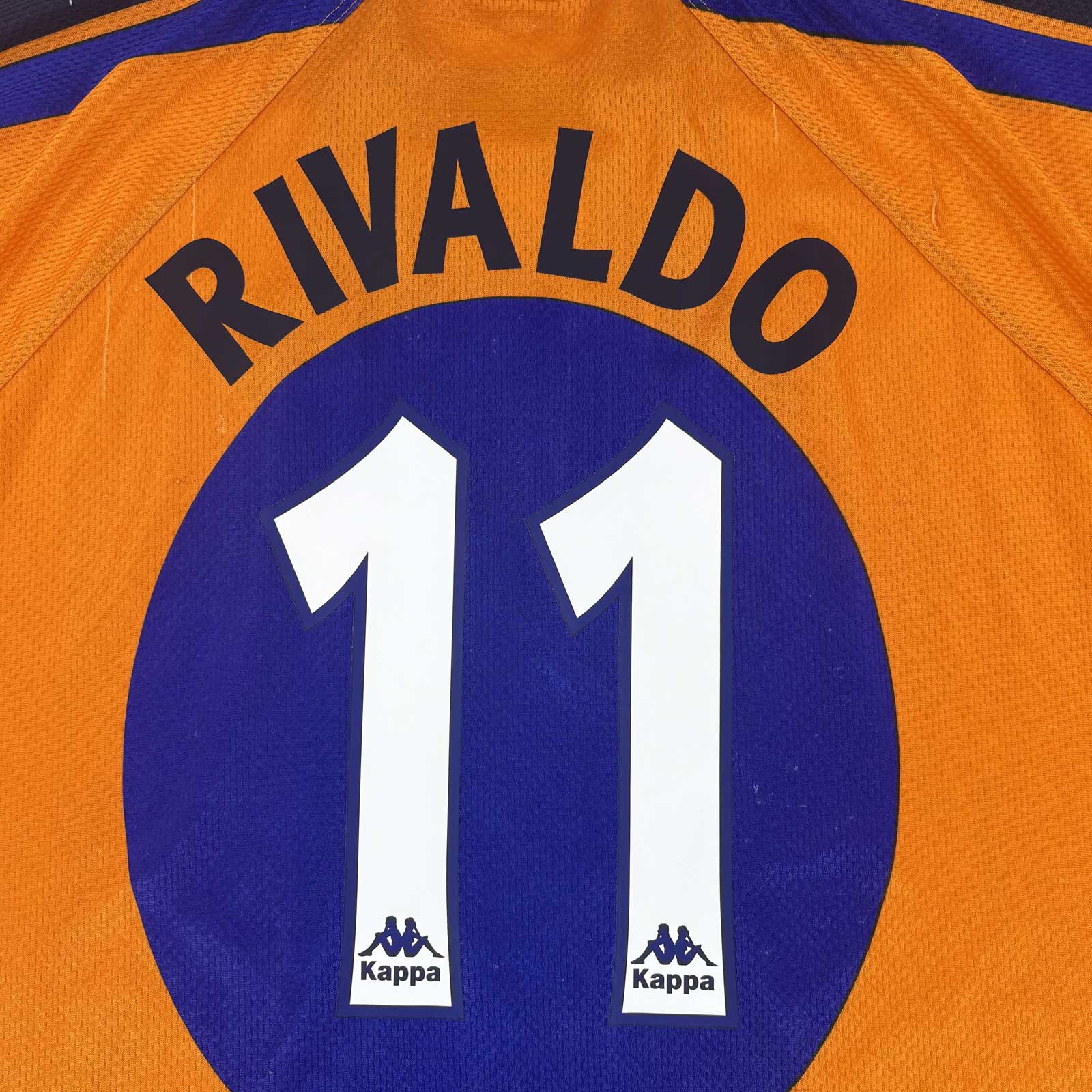 FC BARCELONA 1997/98 AWAY SHIRT - #11 RIVALDO