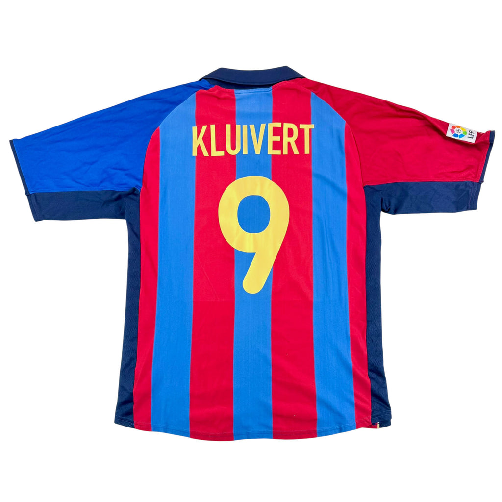 FC BARCELONA 2001/02 HOME SHIRT - #9 KLUIVERT