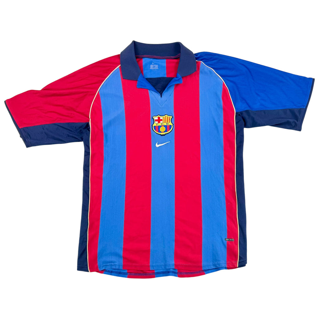 FC BARCELONA 2001/02 HOME SHIRT - #9 KLUIVERT