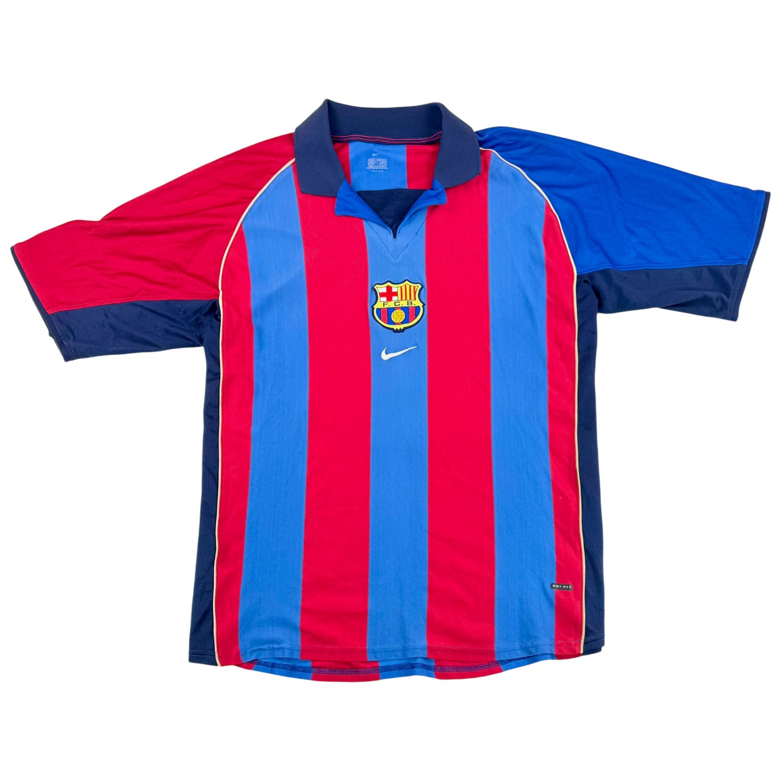 FC BARCELONA 2001/02 HOME SHIRT - #9 KLUIVERT