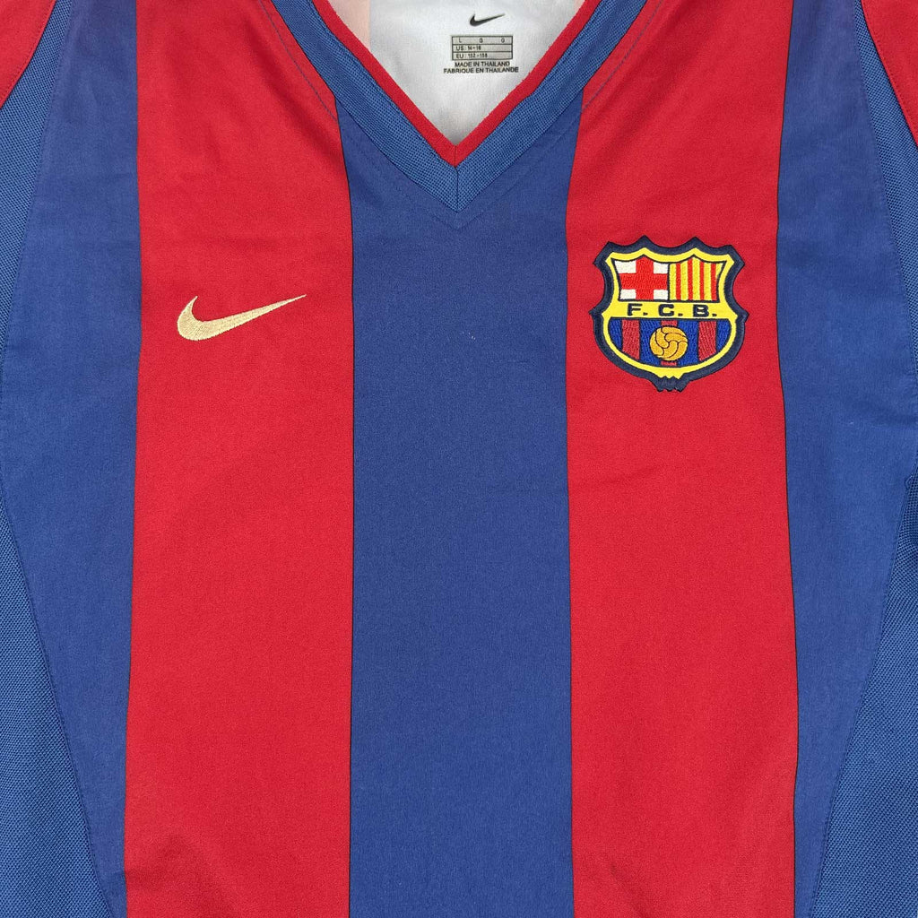 FC BARCELONA 2002/03 HOME SHIRT - #21 KLUIVERT
