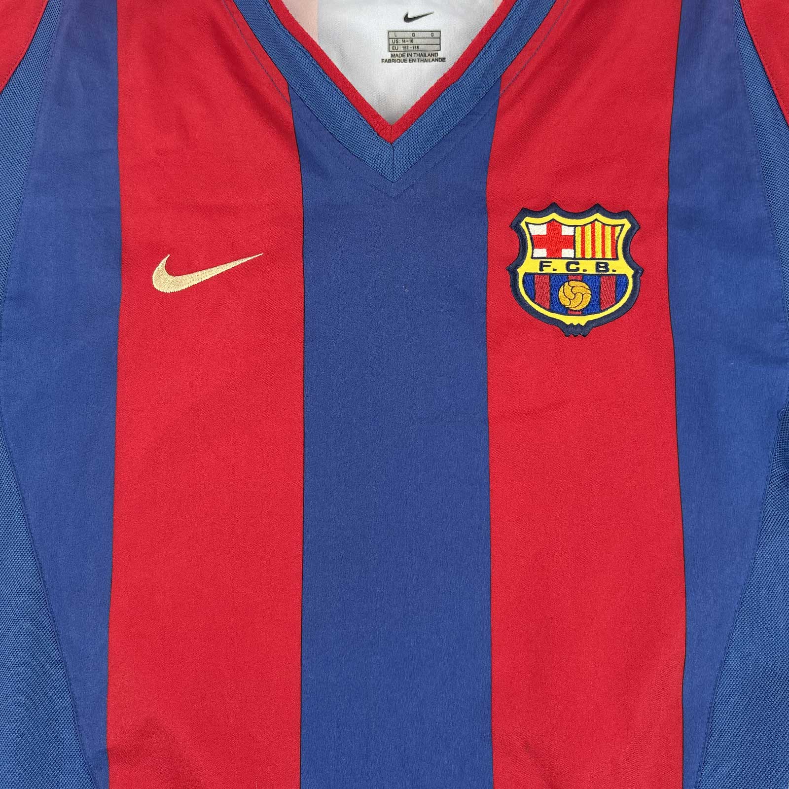 FC BARCELONA 2002/03 HOME SHIRT - #21 KLUIVERT