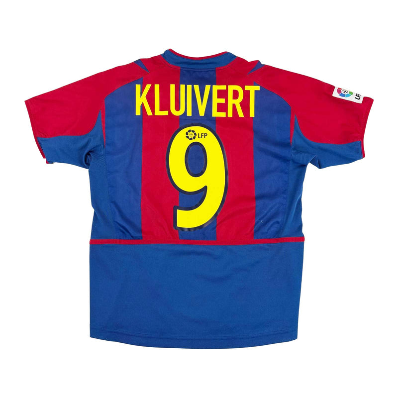 FC BARCELONA 2002/03 HOME SHIRT - #21 KLUIVERT