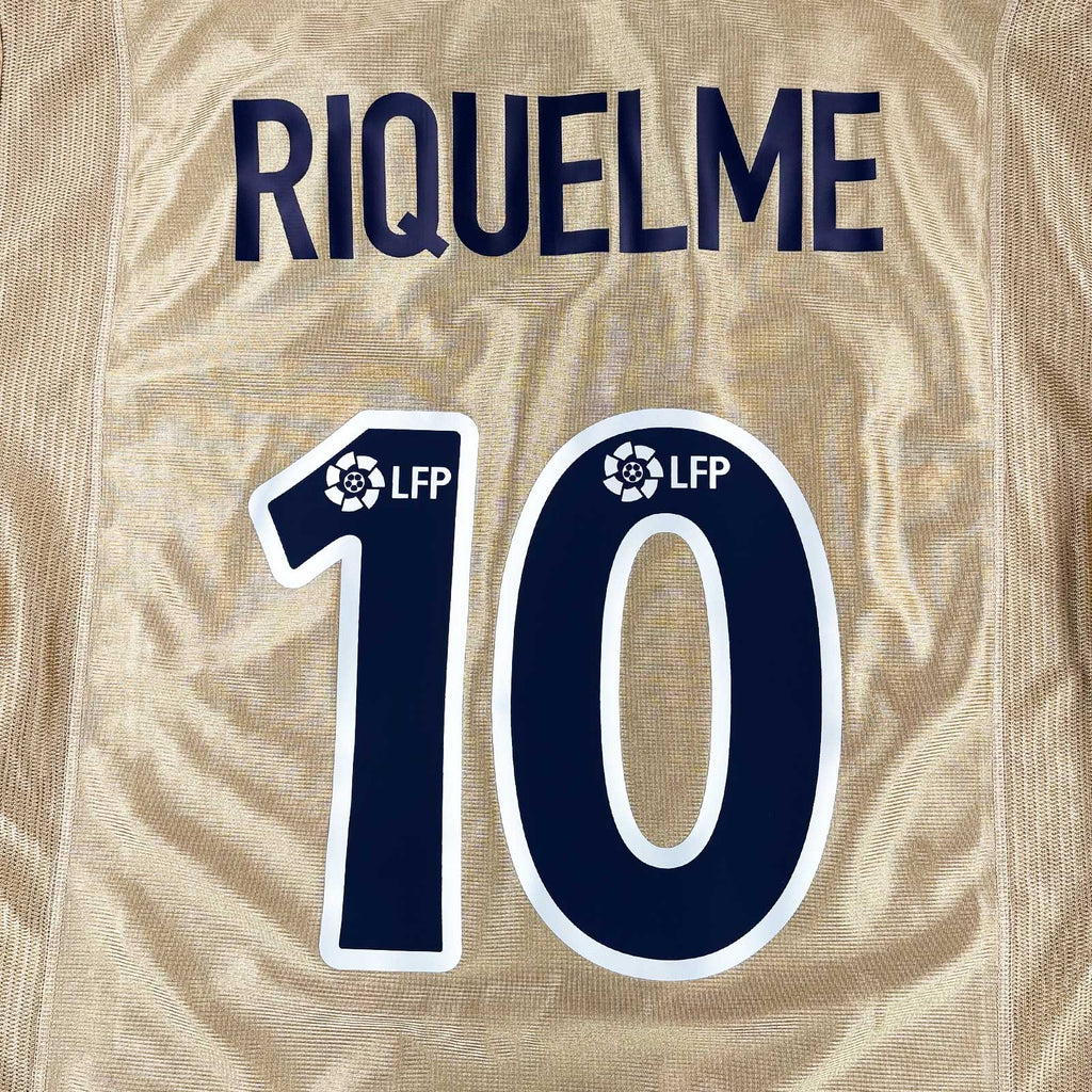 FC BARCELONA 2002/03 THIRD SHIRT - #10 RIQUELME (SIZE XL)