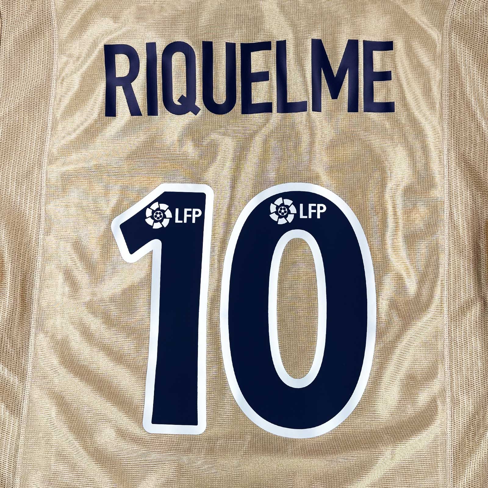FC BARCELONA 2002/03 THIRD SHIRT - #10 RIQUELME (SIZE XL)