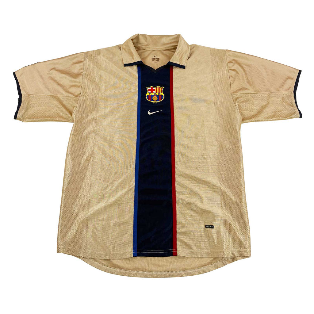 FC BARCELONA 2002/03 THIRD SHIRT - #10 RIQUELME (SIZE XL)
