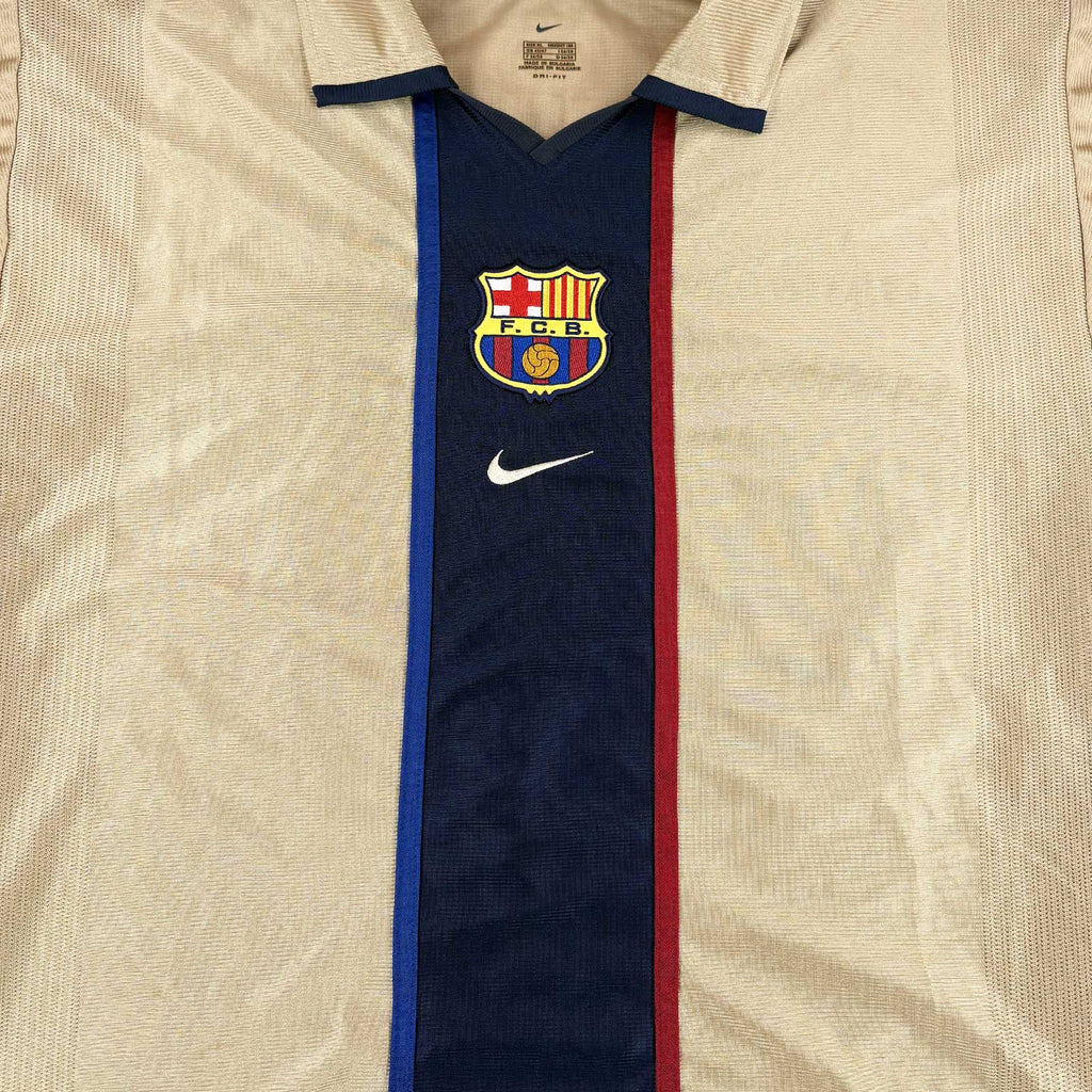 FC BARCELONA 2002/03 THIRD SHIRT - #10 RIQUELME (SIZE XL)