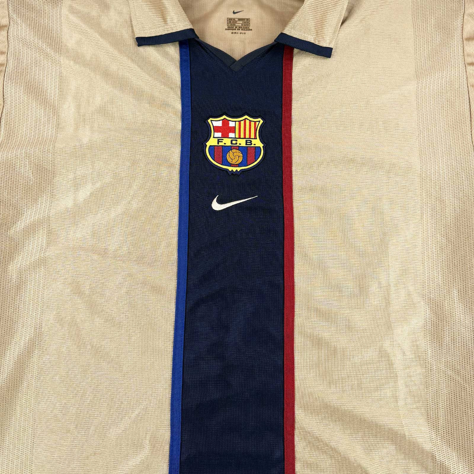 FC BARCELONA 2002/03 THIRD SHIRT - #10 RIQUELME (SIZE XL)