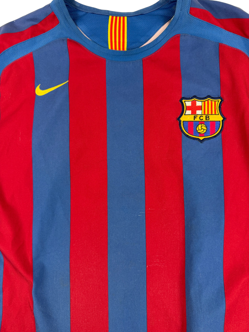 FC BARCELONA 2005/06 HOME SHIRT - #2 BELLETTI (SIZE L)