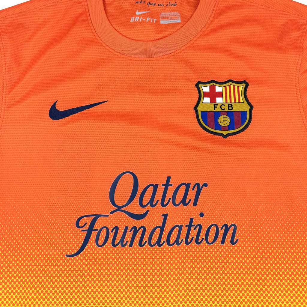 FC BARCELONA 2012/13 AWAY SHIRT - #10 MESSI (SIZE S)