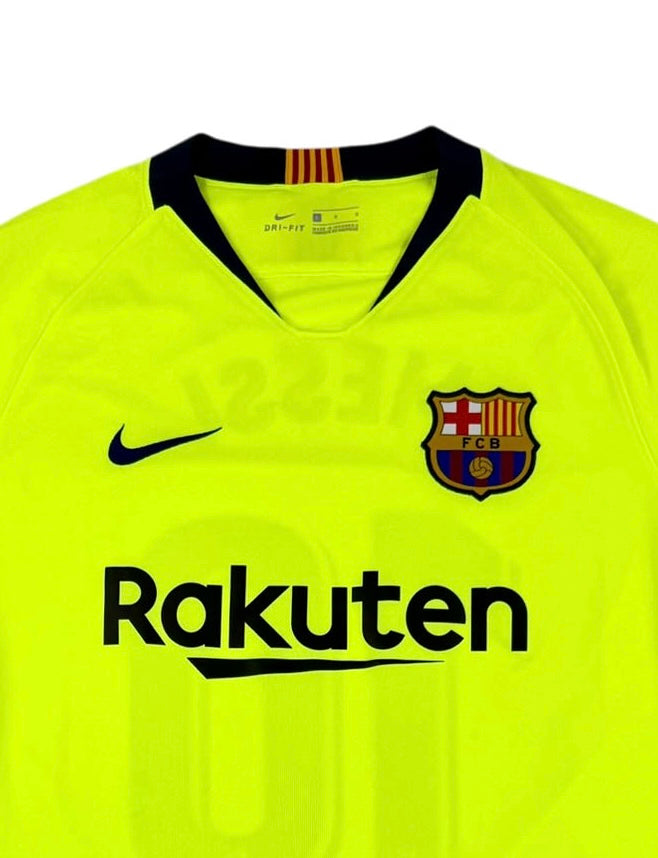 FC BARCELONA 2018/19 AWAY SHIRT - #10 MESSI (SIZE L)