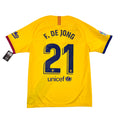 FC BARCELONA 2019/20 AWAY SHIRT - #21 F. DE JONG