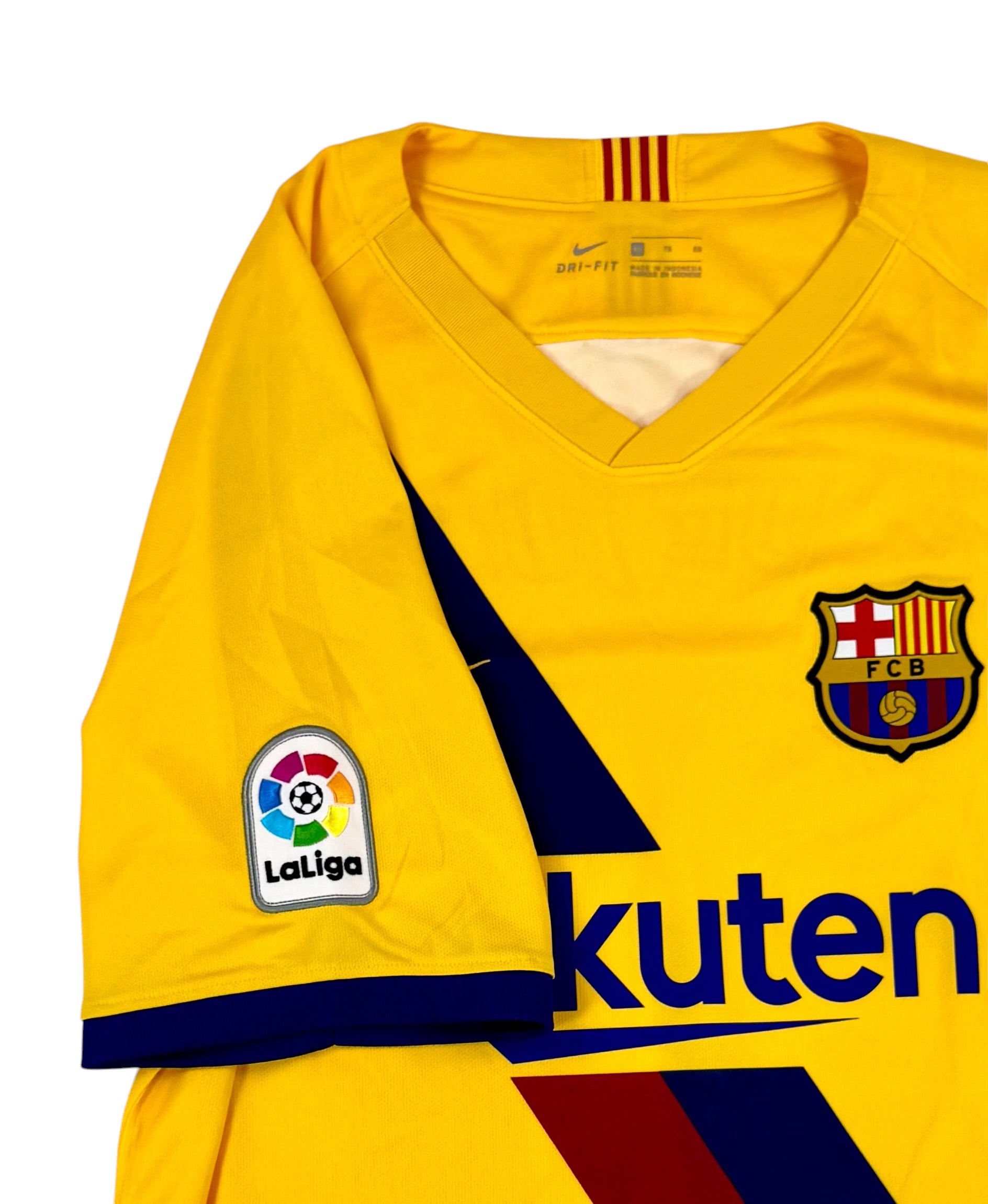 FC BARCELONA 2019/20 AWAY SHIRT - #21 F. DE JONG (SIZE XL)