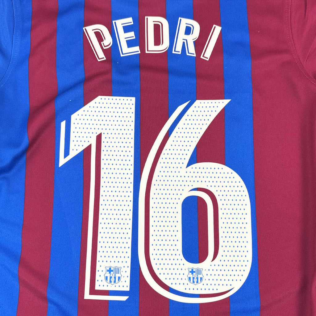 FC BARCELONA 2021/22 HOME SHIRT - #16 PEDRI 