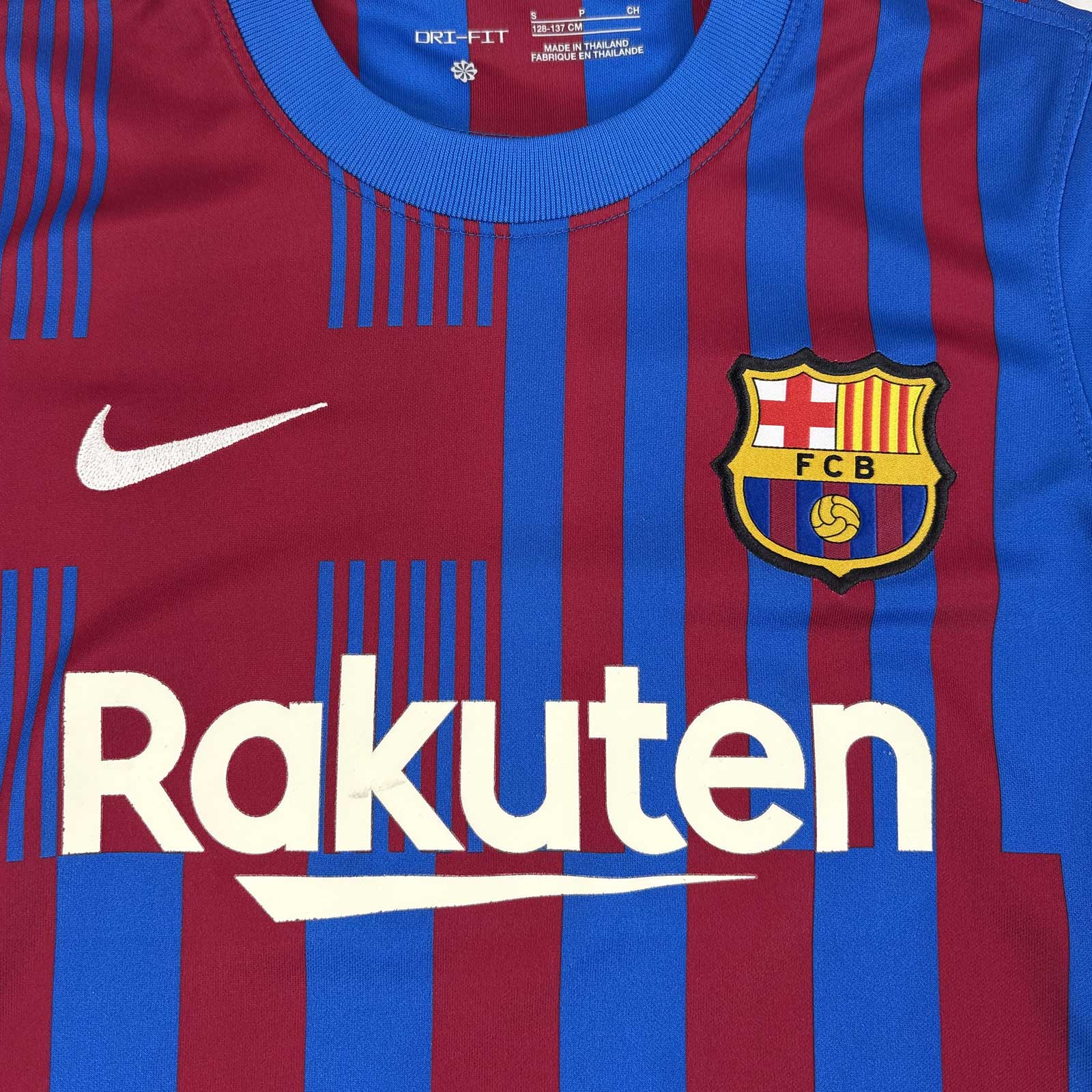 FC BARCELONA 2021/22 HOME SHIRT - #21 DE JONG