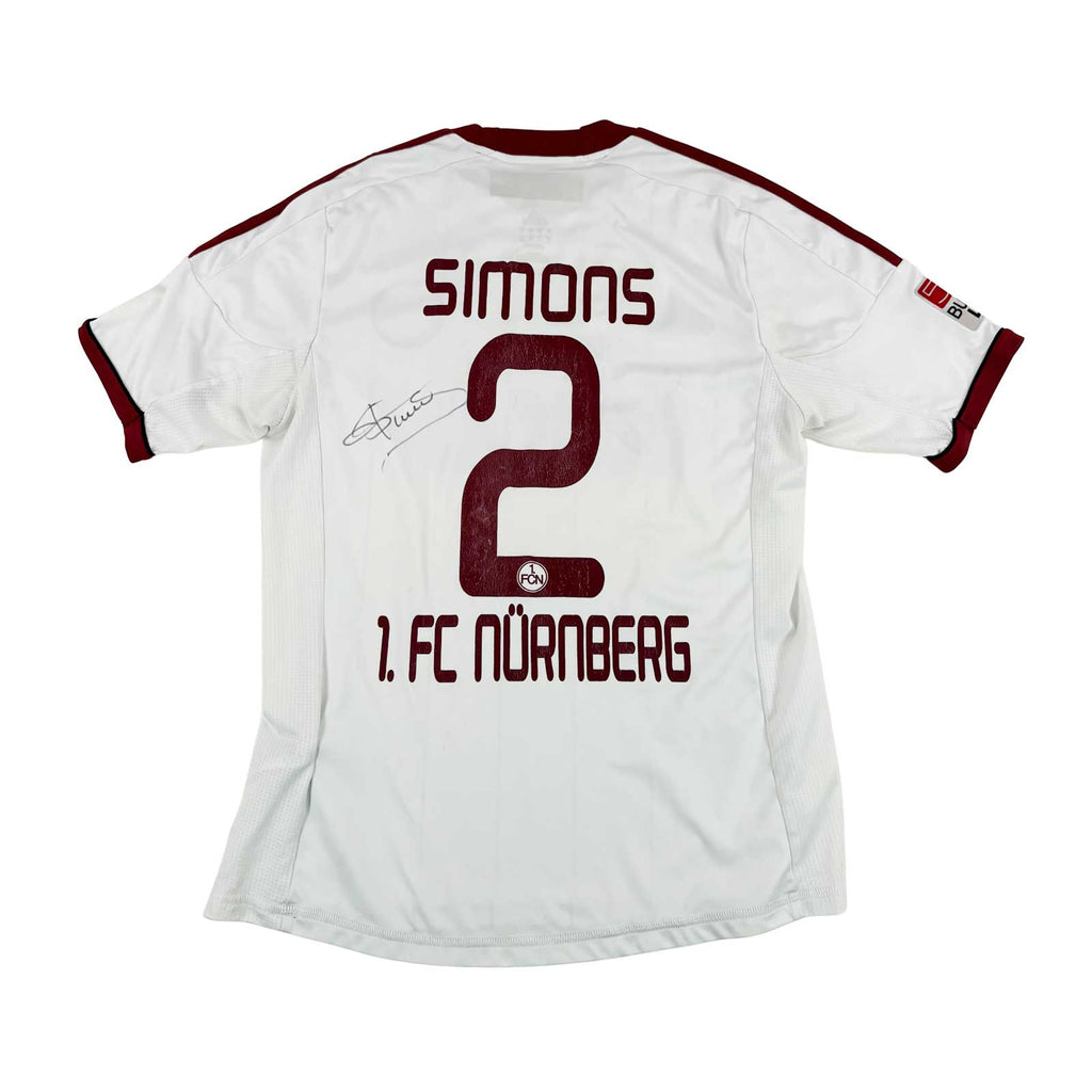 FC NÜRNBERG 2012/13 AWAY SHIRT - SIGNED #2 SIMONS