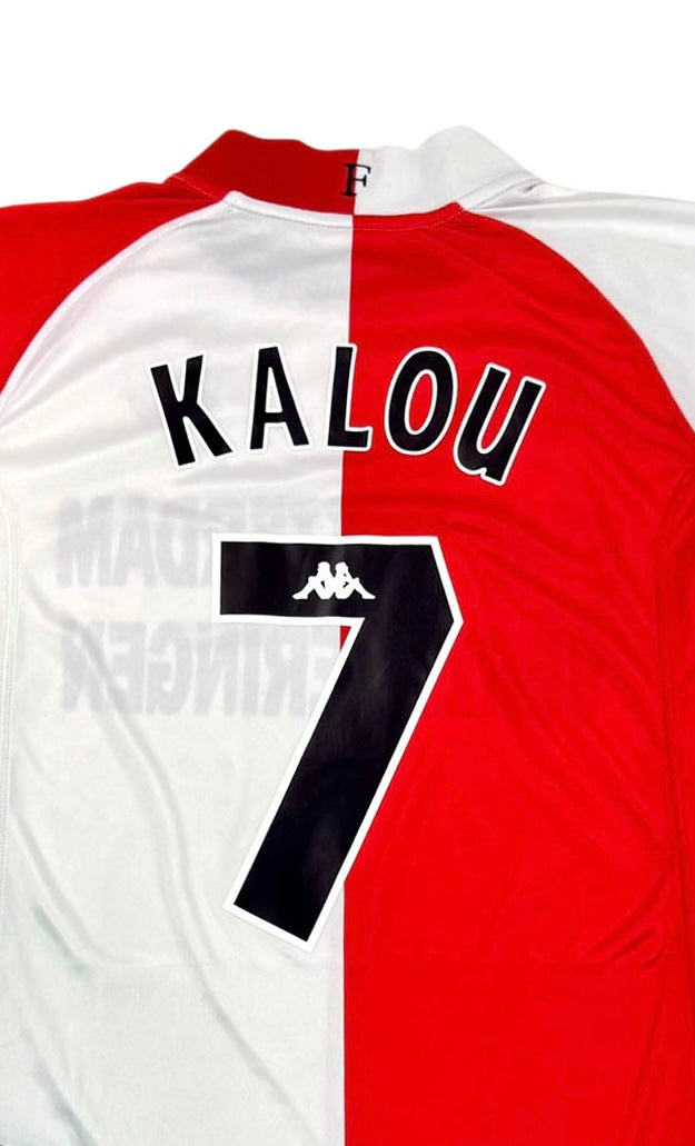 FEYENOORD 2002 03 HOME SHIRT 7 KALOU B