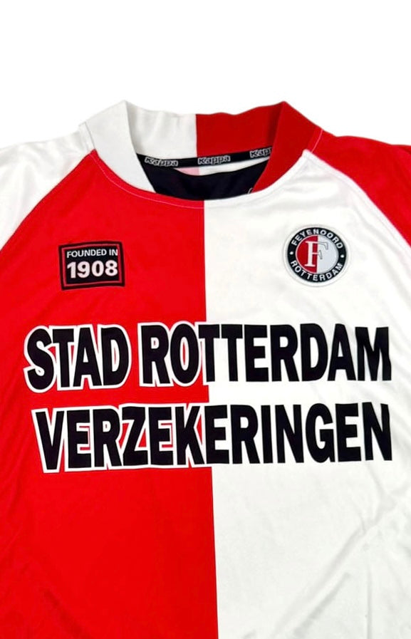 FEYENOORD 2002 03 HOME SHIRT 7 KALOU Front Detail