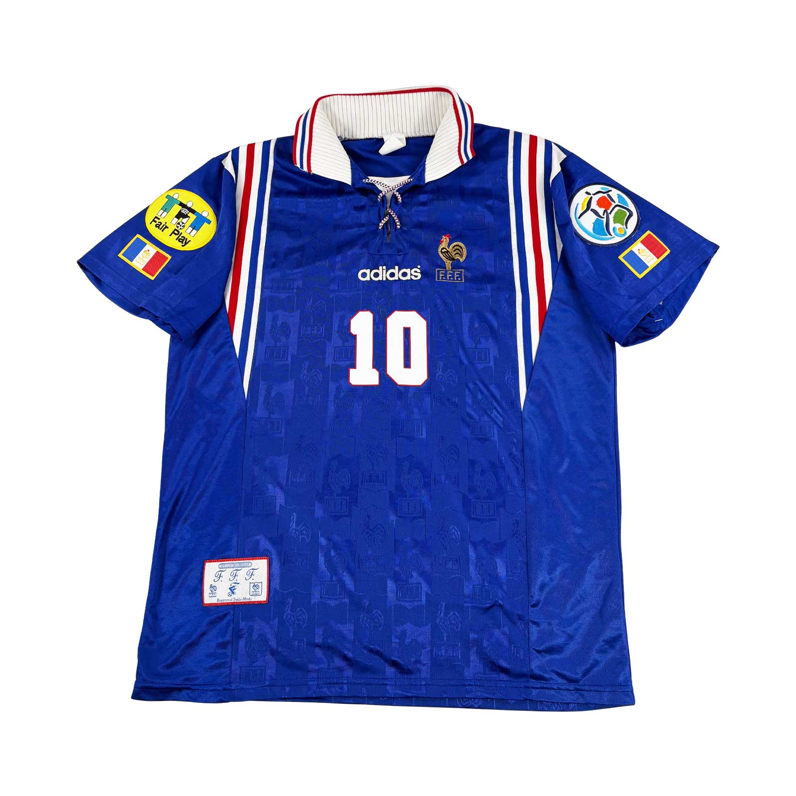 FRANCE 1996/97 HOME SHIRT - #10 ZIDANE