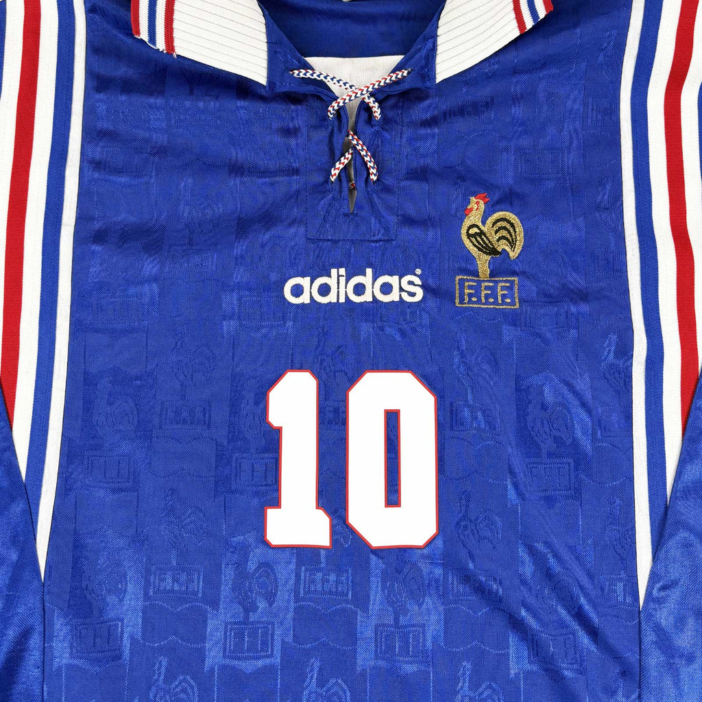 FRANCE 1996/97 HOME SHIRT - #10 ZIDANE