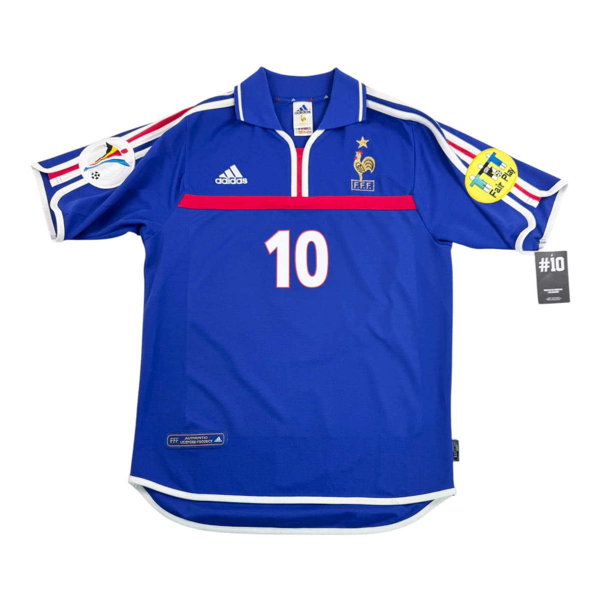 FRANCE 2000/02 HOME SHIRT – #10 ZIDANE