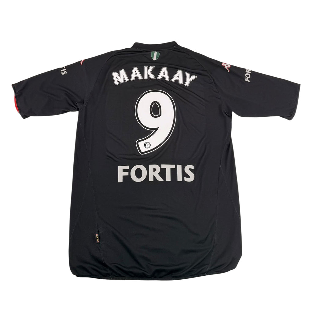 FEYENOORD 2007/08 AWAY SHIRT - #9 MAKAAY (SIZE XXL)