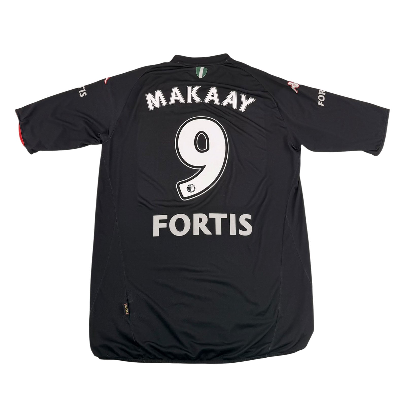 FEYENOORD 2007/08 AWAY SHIRT - #9 MAKAAY (SIZE XXL)