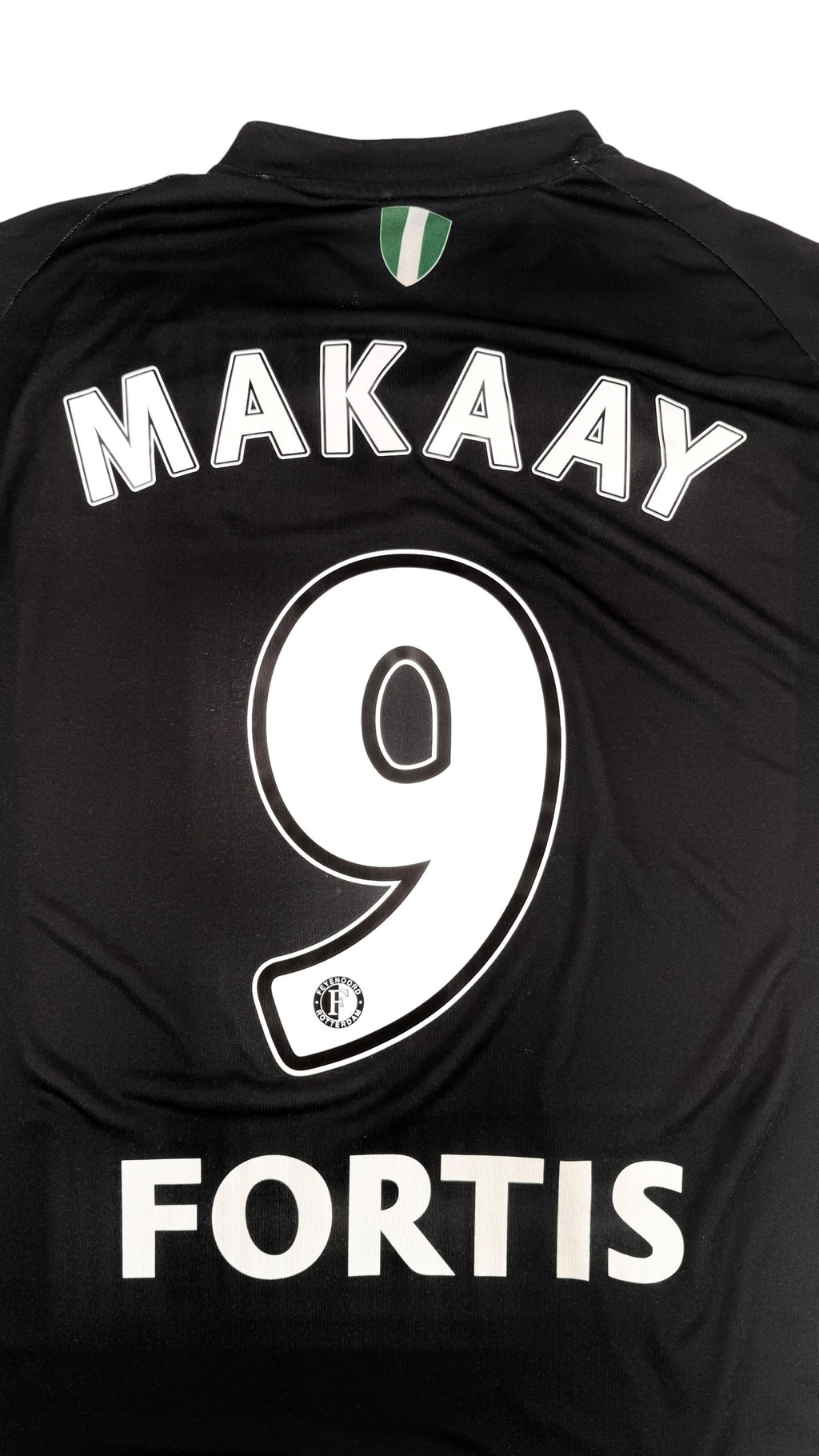 FEYENOORD 2007/08 AWAY SHIRT - #9 MAKAAY (SIZE XXL)
