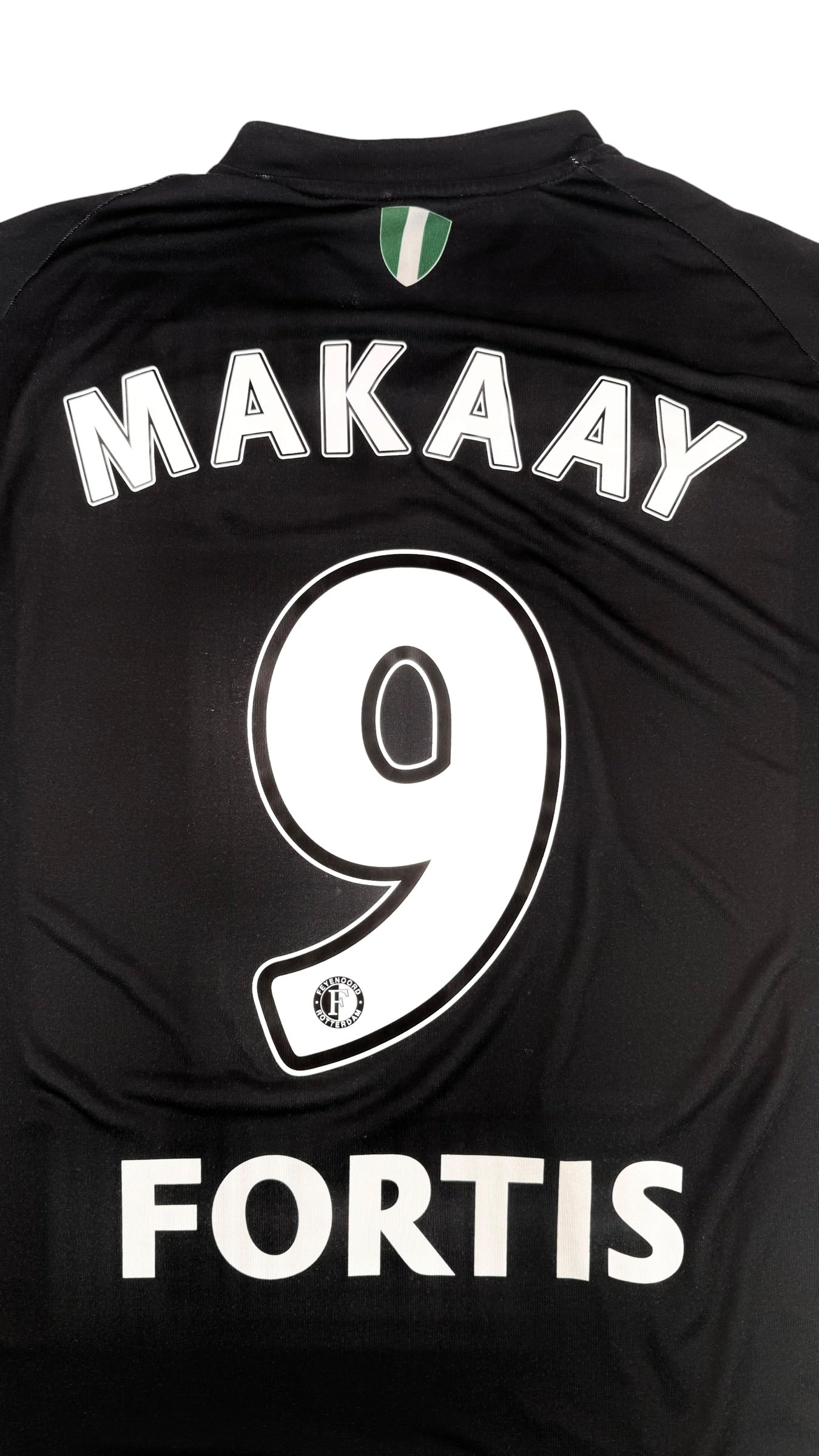 FEYENOORD 2007/08 AWAY SHIRT - #9 MAKAAY (SIZE XXL)