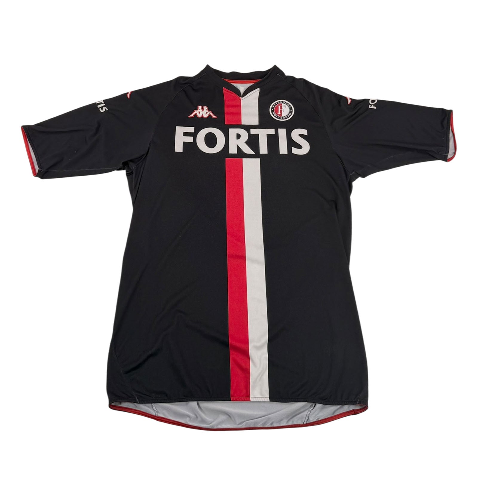 FEYENOORD 2007/08 AWAY SHIRT - #9 MAKAAY (SIZE XXL)