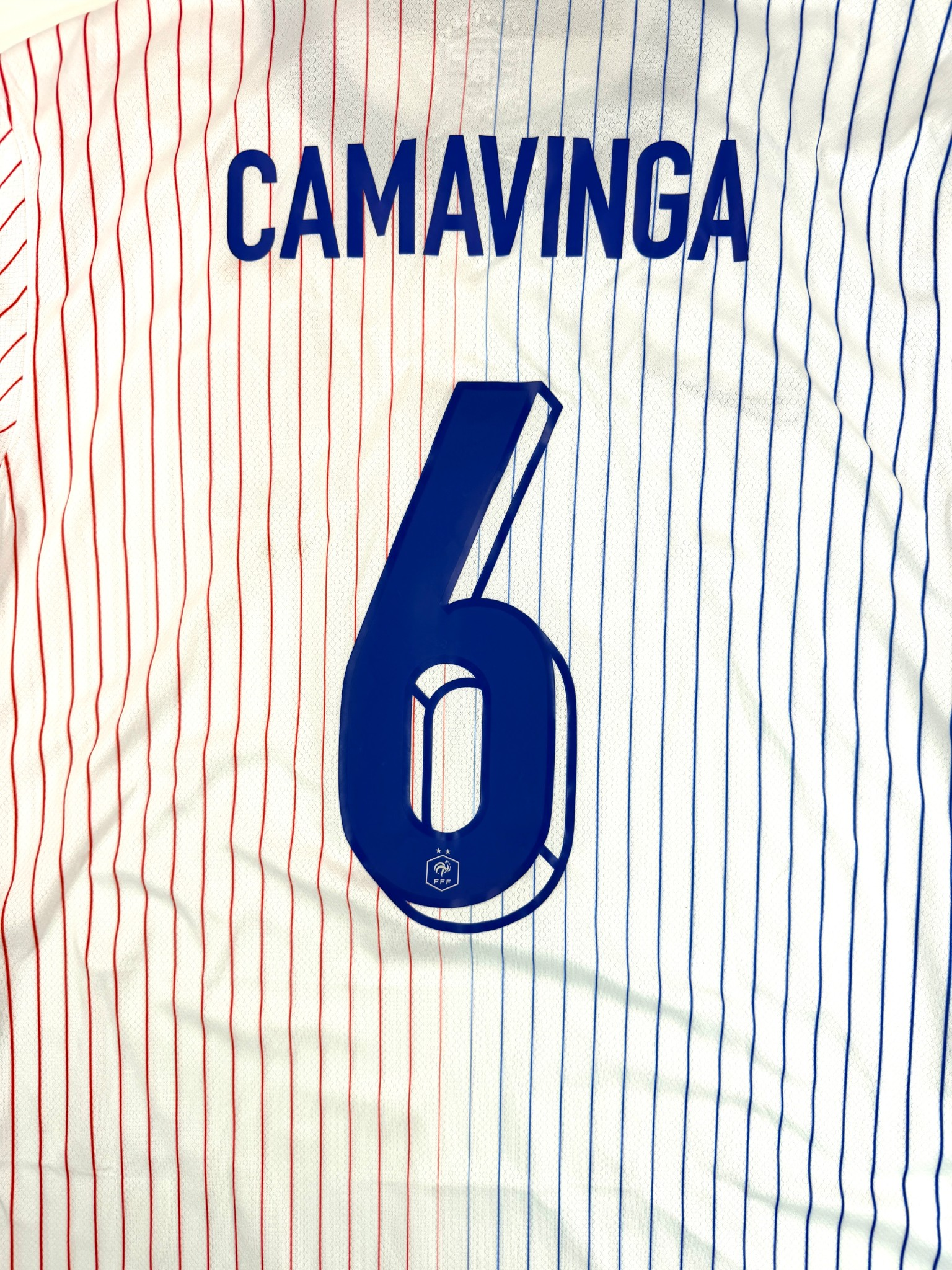 FRANCE 2024/25 AWAY SHIRT - #6 CAMAVINGA (SIZE XL)