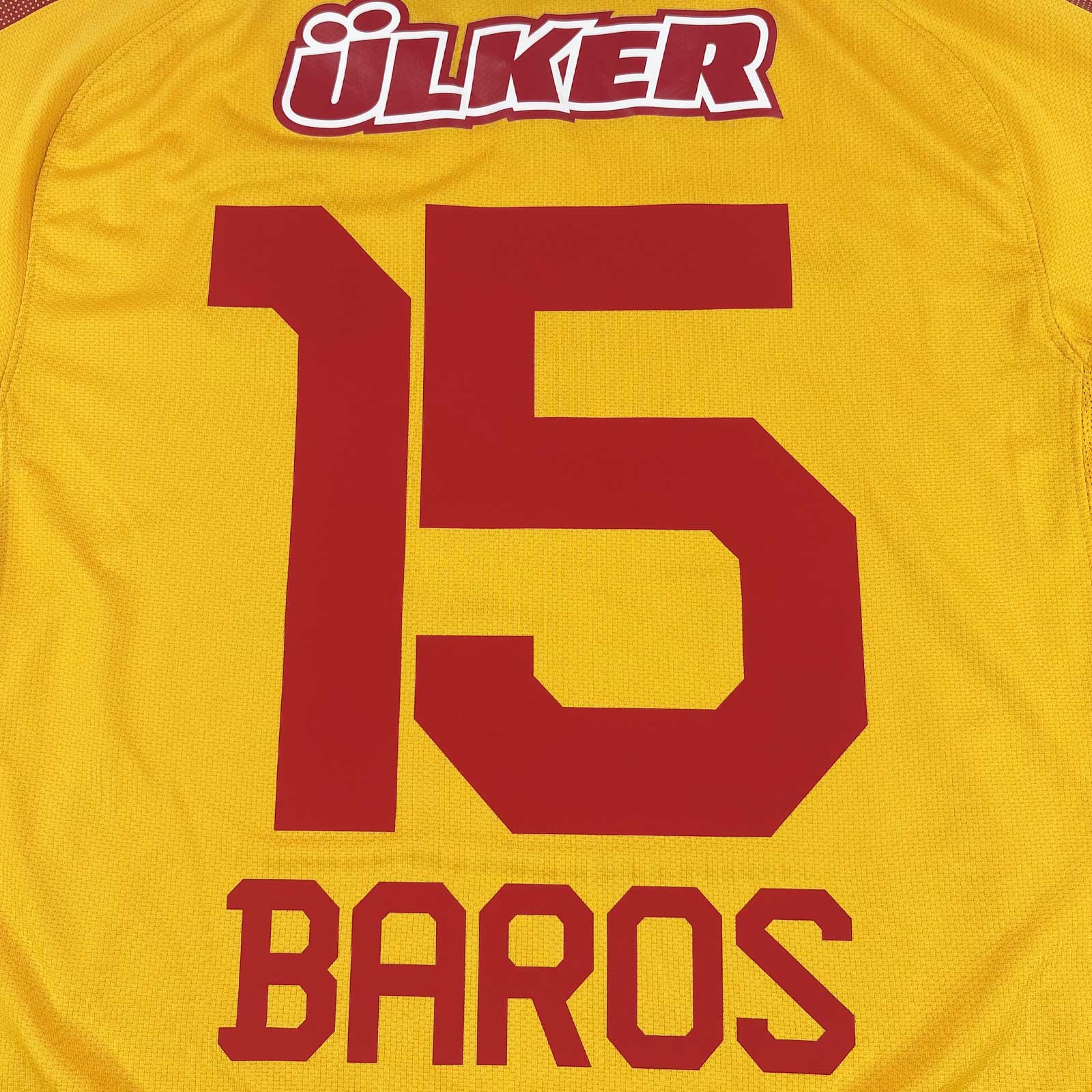 GALATASARAY 2011/12 AWAY SHIRT - #15 BAROS