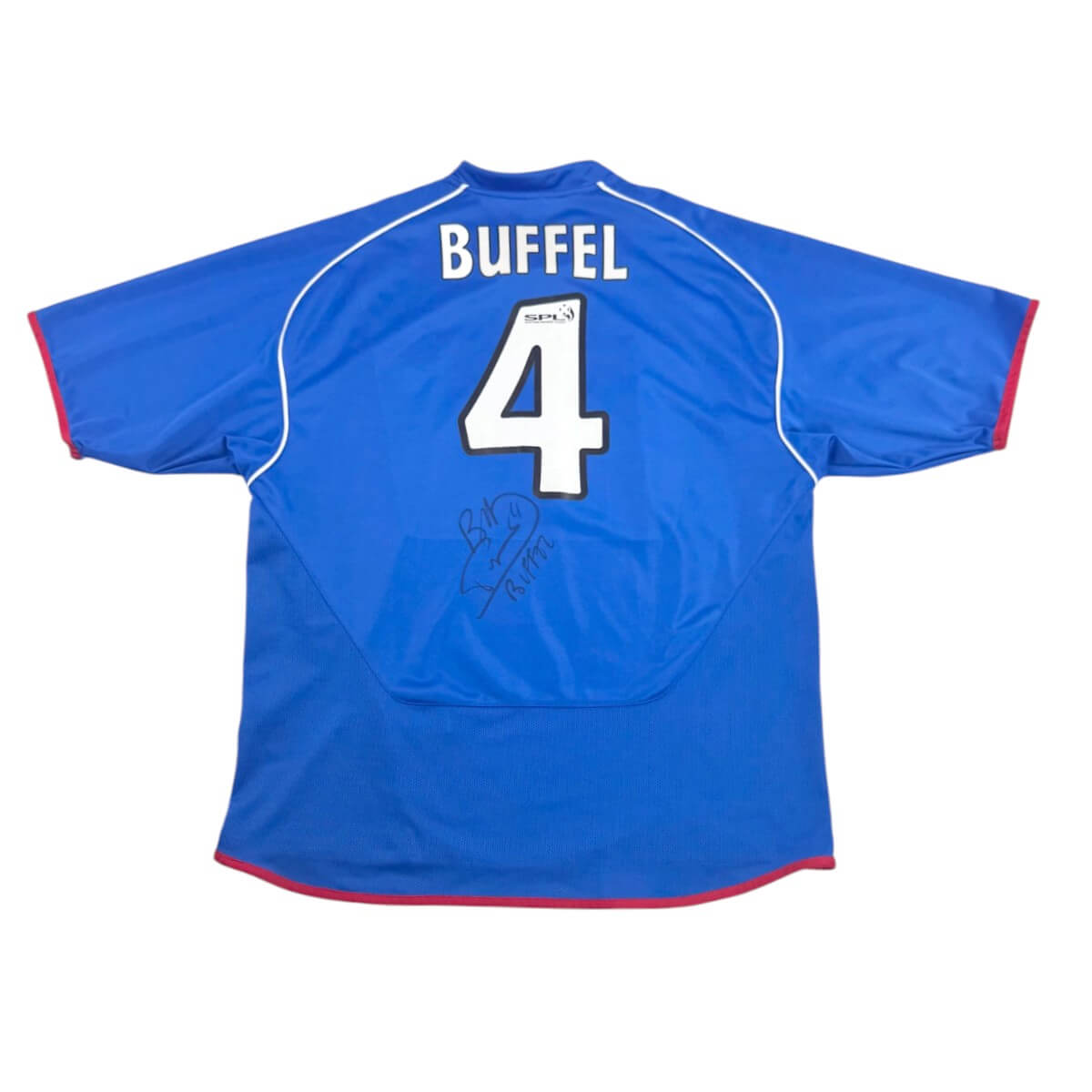 GLASGOW RANGERS 2005/06 HOME SHIRT - SIGNED #4 BUFFEL