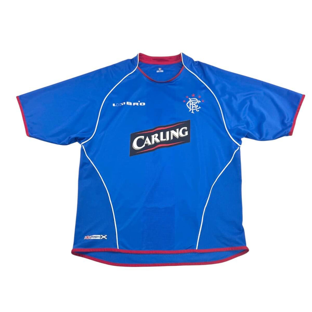 GLASGOW RANGERS 2005/06 HOME SHIRT - SIGNED #4 BUFFEL