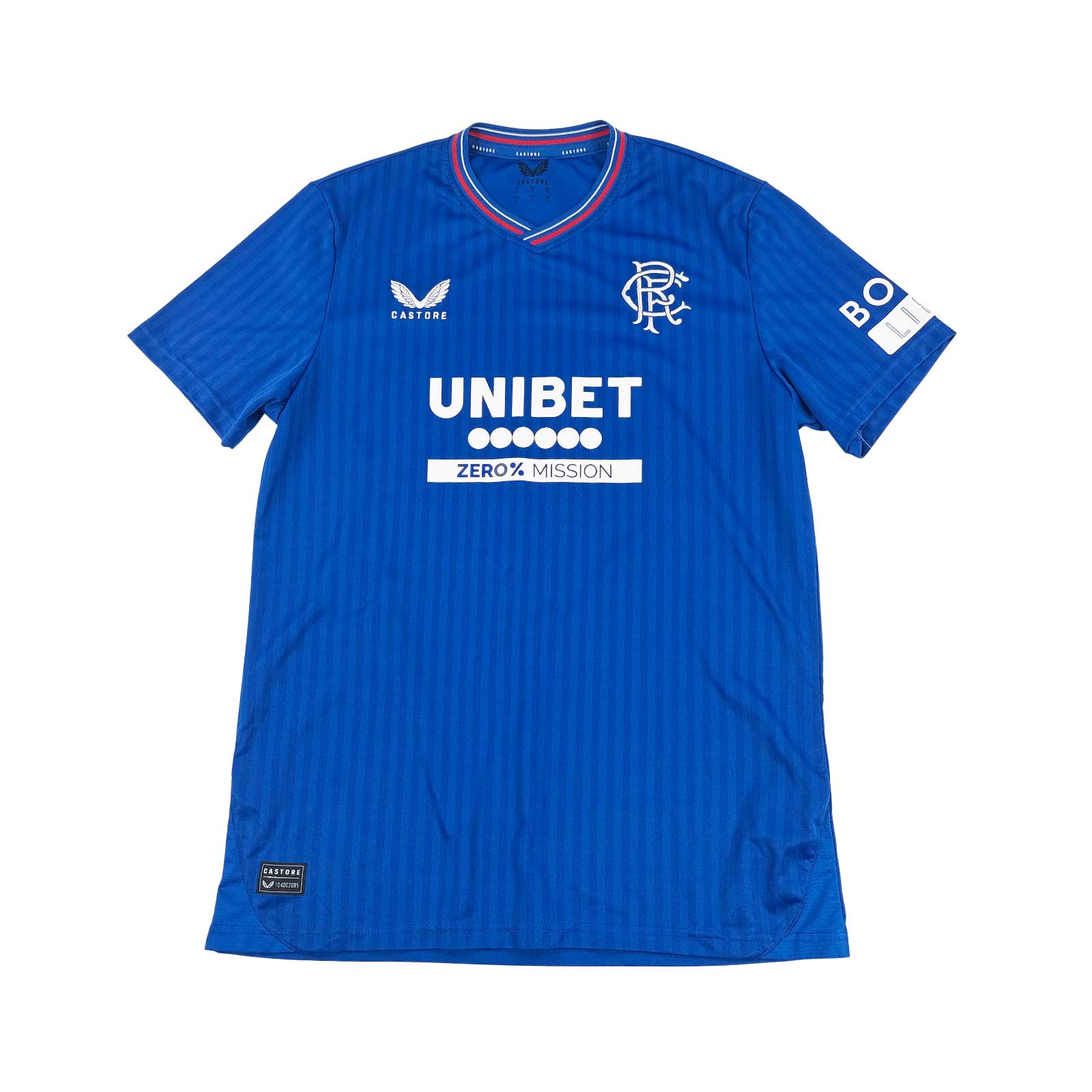 GLASGOW RANGERS 2023/24 HOME SHIRT - #43 RASKIN