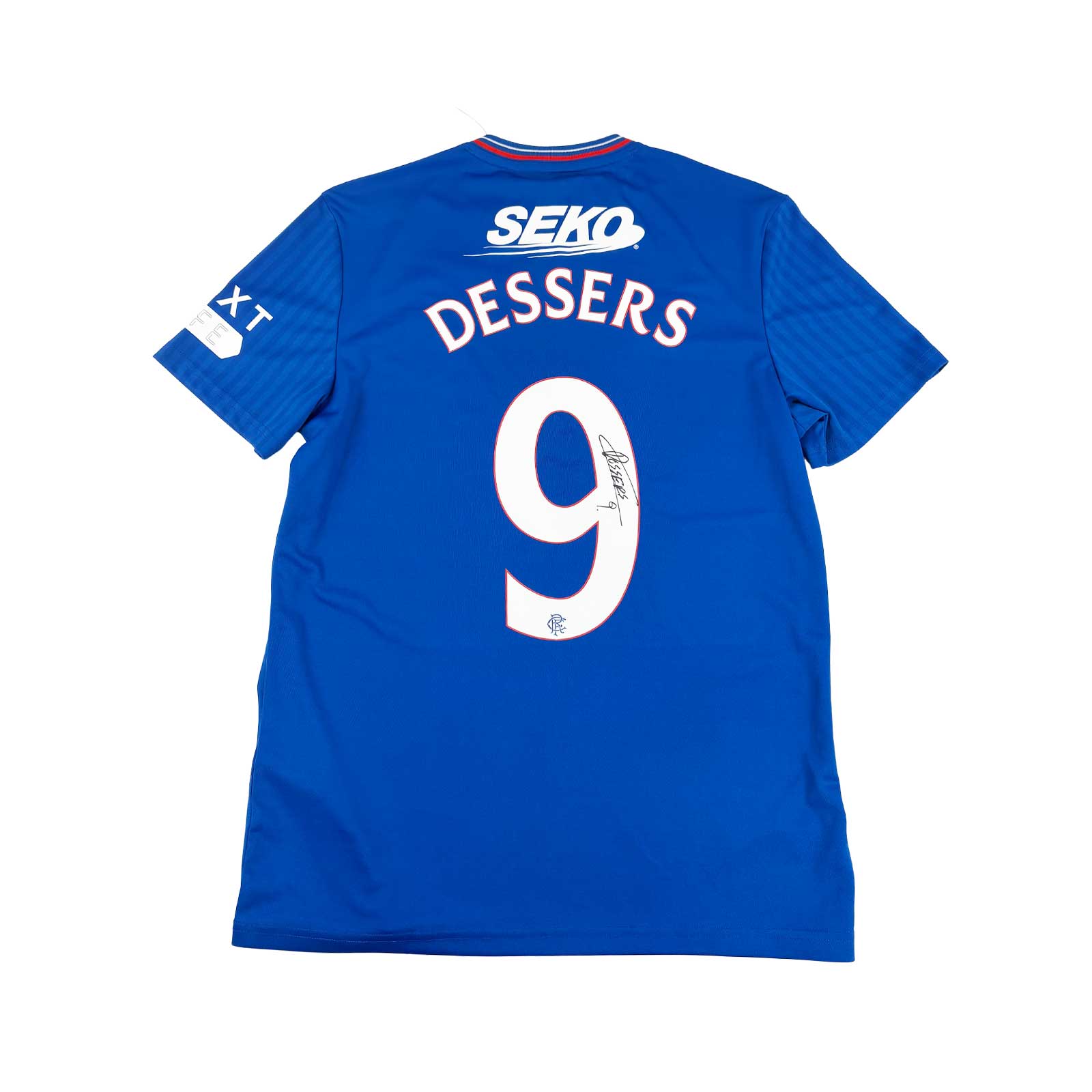 GLASGOW RANGERS 2023/24 HOME SHIRT SIGNED - #9 DESSERS