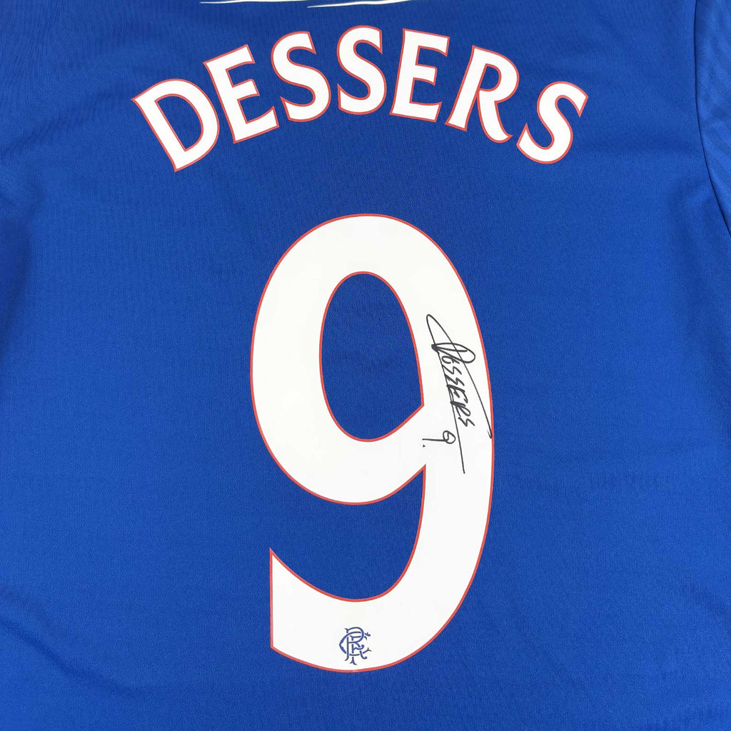 GLASGOW RANGERS 2023/24 HOME SHIRT SIGNED - #9 DESSERS