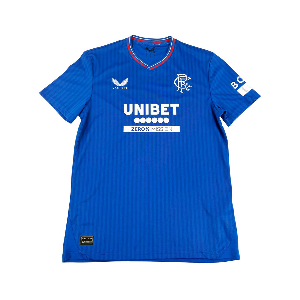 GLASGOW RANGERS 2023/24 HOME SHIRT SIGNED - #9 DESSERS