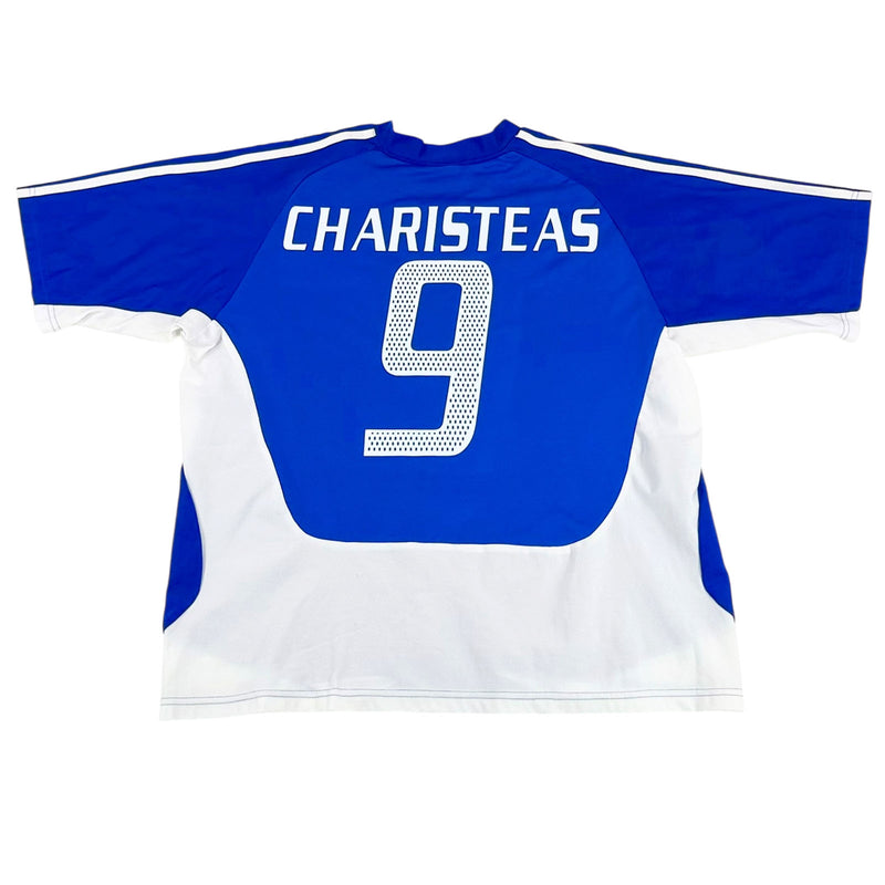 GREECE 2004/05 HOME SHIRT - #9 CHARISTEAS