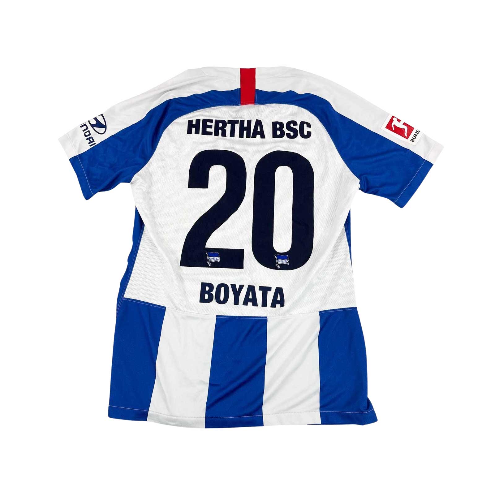 HERTHA BSC 2019/20 HOME SHIRT - SIGNED #20 BOYATA