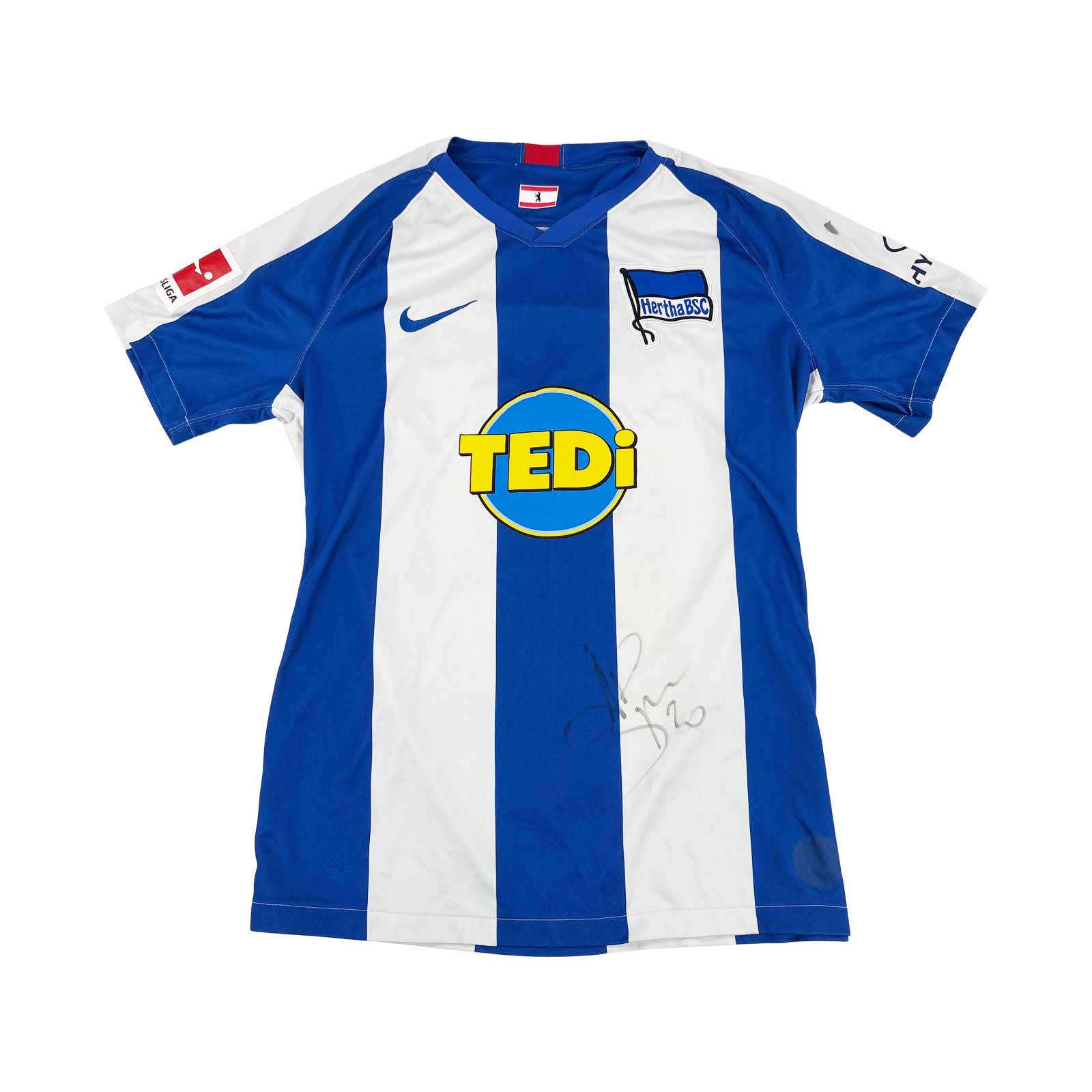 HERTHA BSC 2019/20 HOME SHIRT - SIGNED #20 BOYATA