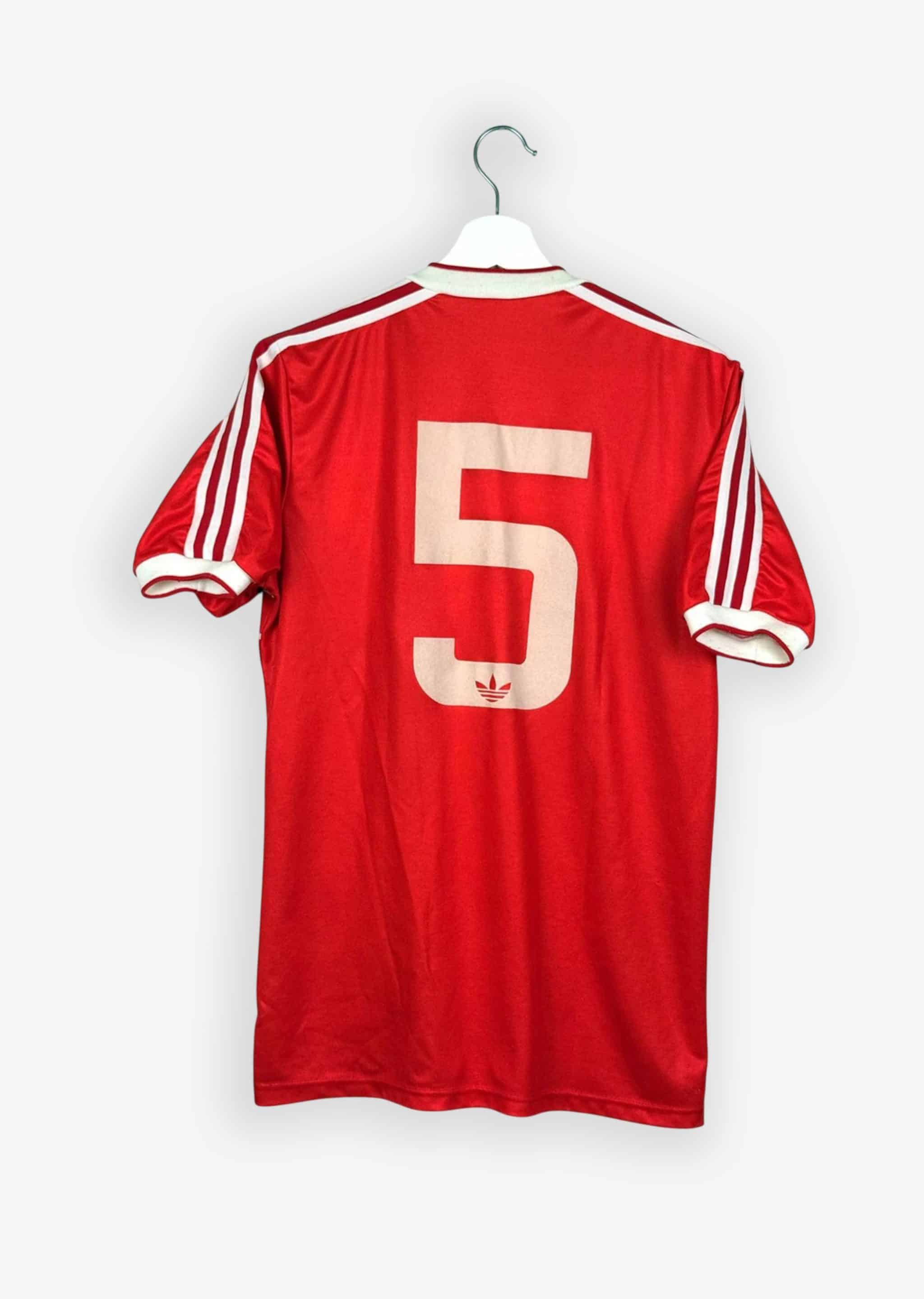 WALES 1984/85 HOME SHIRT - MATCHWORN/ISSUED #5 (SIZE M)
